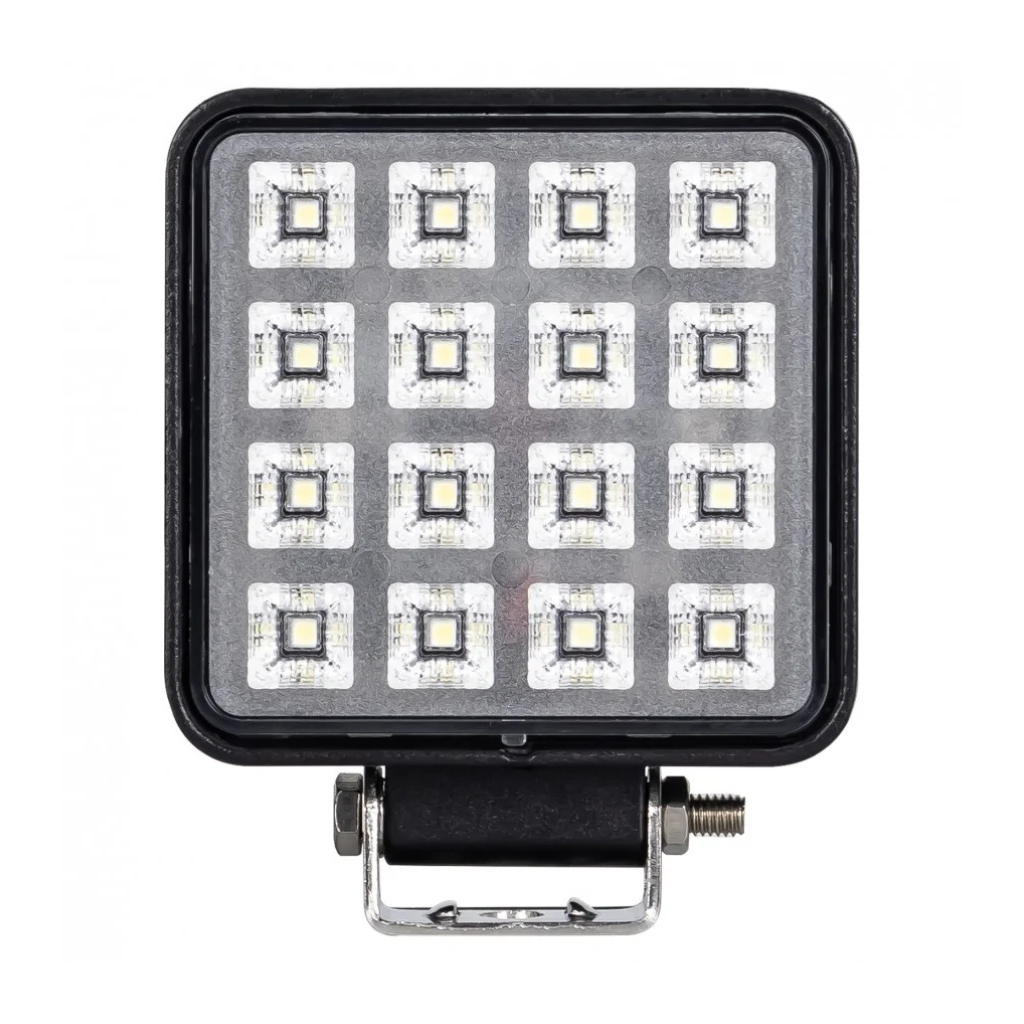 Work lamp 16 LED square L0154 with switch